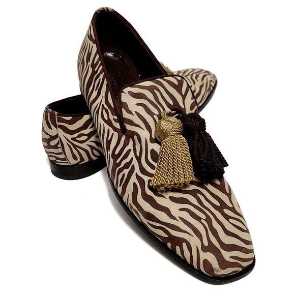 Jimmy Choo x Billy Porter Foxley Leather Men Size 11 US Loafers Shoes